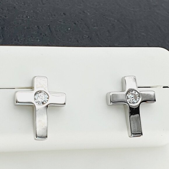 - "925 sterling silver luxury CZ earrings for women/girls, Best forRJUS2119 - Picture 8 of 11